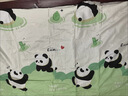 博洋寶貝（Beyond Kids）秋冬四季兒童床笠幼兒園全棉床笠單件套 熊貓寶寶 60*120cm 曬單實(shí)拍圖
