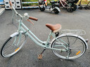 邦德·富士達 自行車(chē)女式24/26寸學(xué)生成人城市通勤復古淑女單速/7級變速買(mǎi)菜車(chē) 24寸鋁架單速 青山灰 曬單實(shí)拍圖