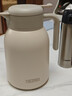 膳魔師（THERMOS）保溫壺玻璃內膽家用大容量便攜宿舍暖水壺熱水瓶TEHA/TEHD TEHD-米白色【熱賣(mài)推薦】 1.48L 曬單實(shí)拍圖