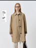 麥檬MM不費力穿搭/英倫經(jīng)典風(fēng)衣外套中長(cháng)款商場(chǎng)同款25春新品5G2260101 短款-深卡其5G8260101-1 S 曬單實(shí)拍圖