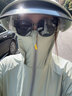 蕉下帆UPF50+防曬衣女夏季2025新款防紫外線(xiàn)薄款冰絲大碼防曬服騎車(chē)外套 灰綠(升級鏡片款) L 曬單實(shí)拍圖