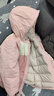 戴維貝拉（DAVE＆BELLA）兒童羽絨服保暖男童外套三防女童休閑中大童外衣冬裝新年 粉色【現貨】 140 cm（建議身高130-140cm） 曬單實(shí)拍圖