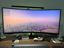 三星（SAMSUNG）34英寸 G55T 2K帶魚(yú)屏 165Hz 1000R曲面 HDR10 護眼 節能 玄龍騎士 電競顯示器 LC34G55TWWBXXF 曬單實(shí)拍圖