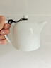 白瓷手繪蓮蓬茶壺泡茶家用陶瓷過(guò)濾泡茶壺單壺中式功夫茶具高檔 秦權壺蓮蓬 200ml 曬單實(shí)拍圖