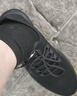 意爾康男鞋運動(dòng)休閑戶(hù)外爸爸健步鞋椰子鞋飛織鞋 97146W黑色43 曬單實(shí)拍圖