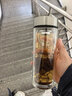 希諾（heenoor）雙層玻璃杯男家用商務(wù)辦公泡茶杯子過(guò)濾車(chē)載水杯XN-9302 345mL 曬單實(shí)拍圖