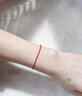 BJYL馬年本命年紅繩手鏈女細腳鏈手工編織情侶小手繩本命年護身符禮物 曬單實(shí)拍圖