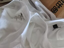 JEANSWEST LIFE真維斯長(cháng)袖t恤男潮春秋純棉白色打底衫學(xué)生寬松圓領(lǐng)純色內搭上衣A 曬單實(shí)拍圖