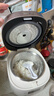 美的電飯煲1-2-3人 家用0涂層316L不銹鋼內膽電飯鍋小型 迷你智能多功能定時(shí)煮小米粥鍋微壓 母嬰級【上蓋可拆洗】白 2L 曬單實(shí)拍圖