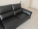 芝華仕頭等艙波特菲勒50795真皮零靠墻電動(dòng)沙發(fā)黑色2.56m大黑牛直排沙發(fā) 曬單實(shí)拍圖