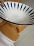 奧美優(yōu)（AOmeiyou）日式8英寸拉面碗斗笠碗家用大碗餐具大號湯碗泡面碗吃面條 4只裝 曬單實(shí)拍圖