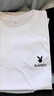 花花公子（PLAYBOY）短袖t恤男款夏季純棉男士寬松半袖簡(jiǎn)約體恤純色打底衫上衣體恤 卡其短袖T （花花公子） XL 【120-130斤】 曬單實(shí)拍圖