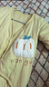 童泰（TONGTAI）嬰兒蝴蝶衣冬季純棉夾棉初生寶寶連體衣新生兒哈衣爬服黃色52cm 曬單實(shí)拍圖