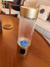 徠盛官方旗艦店正品富氫水杯水素杯負離子水機水壺日本制氫氣養生杯子 金色500mlZ8金 曬單實(shí)拍圖