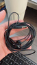 蘭士頓 電腦耳機有線(xiàn)雙插頭雙孔帶麥克風(fēng) 筆記本臺式機電競K歌游戲直播語(yǔ)音二合一 V6雙插頭-2M黑色 曬單實(shí)拍圖