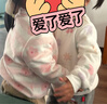 戴維貝拉【抱抱衣】女童春秋搖粒絨外套兒童寶寶加絨衣服 曬單實(shí)拍圖