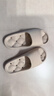 名創(chuàng  )優(yōu)品（MINISO）浴室漏水拖鞋男女夏季速干室內家居情侶洗澡按摩防滑涼拖 曬單實(shí)拍圖