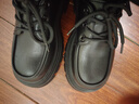 回力（Warrior）官方樂(lè )福鞋女鞋春季百搭黑色小皮鞋英倫風(fēng)瑪麗珍單鞋子女啞光36 曬單實(shí)拍圖