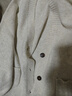 優(yōu)衣庫女裝舒芙蕾針織短開(kāi)衫/外套空調衫通勤478339 01 乳白色 L /160/88A 曬單實(shí)拍圖