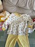 優(yōu)衣庫嬰幼兒寶寶UT繪本合作系列睡衣長(cháng)袖套裝26春夏新款487999 42 淺黃色 100 曬單實(shí)拍圖