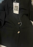 韓曼柯（HANMANKE）西裝套裝女黑色西服兩件套修身小西裝外套日常通勤面試職業(yè)正裝 曬單實(shí)拍圖