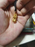 六福珠寶福滿(mǎn)傳家足金霸王貔貅黃金吊墜配頸繩計價(jià)L05TBGP0017 約10.98克 曬單實(shí)拍圖