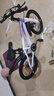 鳳凰兒童自行車(chē)兒童山地學(xué)生車(chē)小孩單車(chē)帶輔助輪3-6-10-12歲小中大童 烏梅紫丨單速輻條輪+雙碟剎+禮包 18寸（適合身高115-130cm） 曬單實(shí)拍圖