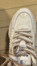 奧古獅登（Agsdon）老爹鞋女春季ins潮麥穗百搭鞋子女厚底增高運動(dòng)鞋 I231151 米杏36 曬單實(shí)拍圖