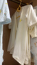 全棉時(shí)代嬰兒針織蝴蝶衣純棉新生兒衣服滿(mǎn)月寶寶四季 連+白 52碼 曬單實(shí)拍圖