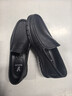 意爾康男鞋春秋羊皮舒適軟底樂(lè )福鞋一腳蹬休閑皮鞋男 96159W黑色40 曬單實(shí)拍圖