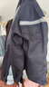 勞保工作服春秋款男套裝上衣褲子耐磨汽修工地車(chē)間反光條工裝印字 反光條藏藍色【單上衣】 175/XL 曬單實(shí)拍圖