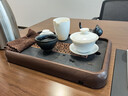 原和中式茶盤(pán)家用新款仿烏金石辦公室小型茶臺茶具瀝水干泡茶托盤(pán)茶海 曬單實(shí)拍圖