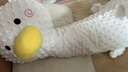 【獨立內膽，嬰兒絨豆豆】小鴨子毛絨玩具女孩小雞睡覺(jué)抱枕長(cháng)條枕玩偶大號大白鵝公仔兒童布娃娃生日禮物女生 如圖 85厘米（獨立內膽，可拆洗，豆豆嬰兒絨，手感好） 曬單實(shí)拍圖