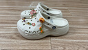 卡駱馳（CROCS）貝雅云彩女士洞洞鞋休閑鞋|208186 冬日白-11S   37 /38(240mm) 曬單實(shí)拍圖
