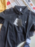 花花公子（PLAYBOY）T恤男短袖夏季男士polo衫翻領(lǐng)商務(wù)休閑上衣服高端男裝 黑色 M 曬單實(shí)拍圖