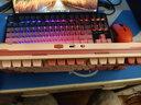 黑峽谷（Hyeku）Q3pro87鍵三模無(wú)線(xiàn)藍牙客制化機械鍵盤(pán)熱插拔gasket結構電競游戲辦公鍵盤(pán)RGB桃絨絨凱華BOX紅軸 曬單實(shí)拍圖