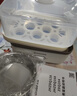 志高（CHIGO） 家用煮蛋器蒸蛋器雙層電蒸鍋定時(shí)預約多功能早餐煮蛋機蛋羹神器防干燒350W循環(huán)加熱 雙層 +鋼碗+可煮16蛋【旋鈕定時(shí)】 曬單實(shí)拍圖