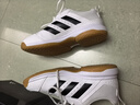 阿迪達斯排球鞋男專(zhuān)業(yè)室內運動(dòng)羽毛球鞋GZ0069 白色 42  曬單實(shí)拍圖