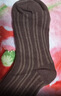 PRIMEET派米 襪子女中筒襪春夏季咖色復古外穿潮設計感黑色長(cháng)襪棉美拉德 曬單實(shí)拍圖