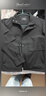 太平鳥(niǎo)男裝夾克工裝戶(hù)外立領(lǐng)拼接寬松茄克男士外套 黑色 第二批  S  曬單實(shí)拍圖