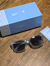 雷朋（RayBan）【漢密爾頓勒克萊爾同款】雷朋太陽(yáng)鏡方形板材男女款墨鏡0RB2217M 【漸變】F7064L透明色鏡框灰藍漸變鏡片53mm 尺寸53 曬單實(shí)拍圖