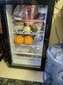 奧克斯（AUX）家用客廳辦公室冷藏柜暖藏冰吧 茶葉飲料水果蔬菜保鮮柜囤貨小型冰箱 50L 【全冷藏+玻璃面板+酒架】 曬單實(shí)拍圖