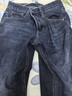 海瀾之家（HLA）牛仔褲男皮標點(diǎn)綴直筒褲五袋款褲子男秋季新復古回潮 牛仔藍過(guò)渡色（深）5F 【預訂】 XL 180/88A 曬單實(shí)拍圖