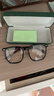 瑾誠黑色大框眼鏡近視男可配度數防藍光大臉顯瘦素顏木紋眼睛框鏡架女 A款亮黑木紋色【精美禮盒】 0度防藍光鏡片 曬單實(shí)拍圖