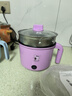 電煮鍋電鍋電炒鍋多功能一鍋宿舍電煮鍋1-2人蒸煮一體 仙女紫-雙檔【單鍋+鋼籠】不粘內膽 限時(shí)特價(jià)一天 曬單實(shí)拍圖