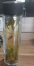 明霞玻璃杯雙層大容量水杯便攜車(chē)載男女商務(wù)茶水分離泡茶杯子550ml黑 曬單實(shí)拍圖