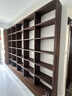 定制老榆木書(shū)架滿(mǎn)墻大書(shū)架定做實(shí)木書(shū)柜格子架整墻落地多層置物架 3cm厚老榆木板每平定制 曬單實(shí)拍圖