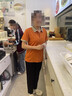 圣拓服務(wù)員工作服短袖T恤定制印Logo夏季飯店超市烘焙店工裝POLO衫女 橙色 XL 曬單實(shí)拍圖