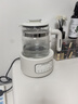摩飛電器（Morphyrichards）全玻璃養生壺恒溫水壺家用燒水壺多段控溫電熱水壺極速風(fēng)冷沖奶泡奶機MR5602 1.2L 椰奶白 曬單實(shí)拍圖