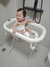 奔麥嬰兒洗澡盆支架折疊免彎腰加高兒童浴盆支撐架洗澡神器寶寶護理臺 【浴盆支撐架＋感溫浴盆】高度可調 曬單實(shí)拍圖
